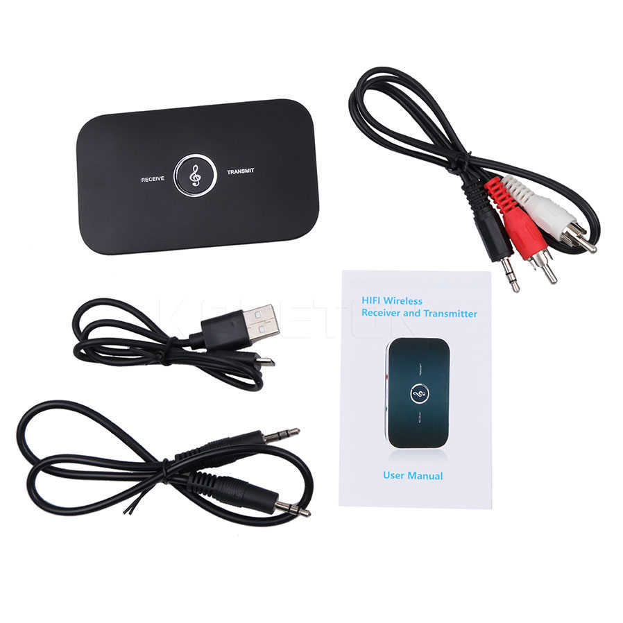 New Bluetooth 5.0 Receiver Transmitter USB dongle RCA 3.5mm AUX jack Stereo Audio Player Car PC TV Wireless Adapter
