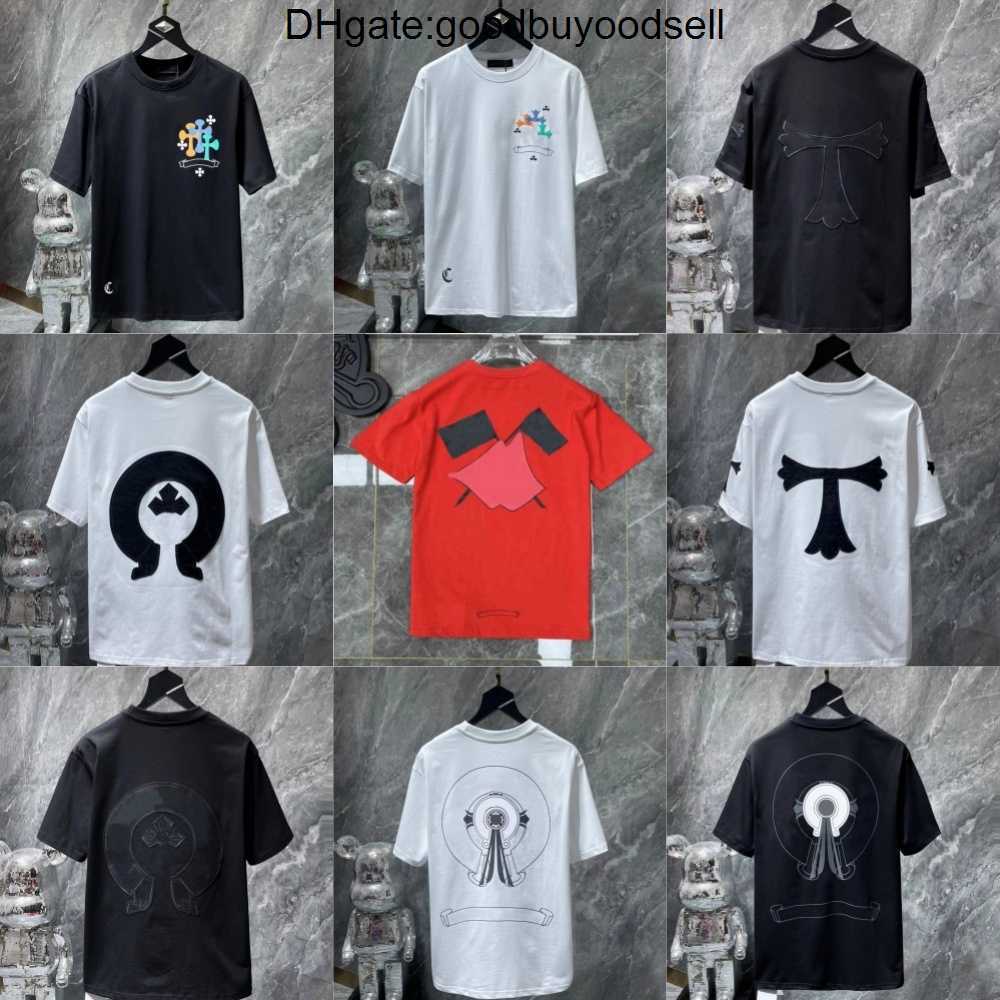 Mens T-shirts 2023 Fashion Ch Top Brand Chromes Letter Horseshoe Sanskrit Cross Pattern Sweater Designer Pullover Tops Cotton, 05
Mens T-shirts 2023 Fashion Ch Top Brand Chromes Letter Horseshoe Sanskrit Cross Pattern Sweater Designer Pullover Tops Cotton, 05