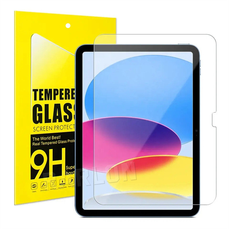 Screen Protector Film For iPad Air 4 2 3 5 6 7 8 9 10 Pro 2024 11 Mini 4 5 6 New 10.2 10.9 inch 12.9inch Tempered Glass Anti-Scratch 0.33MM With Paper