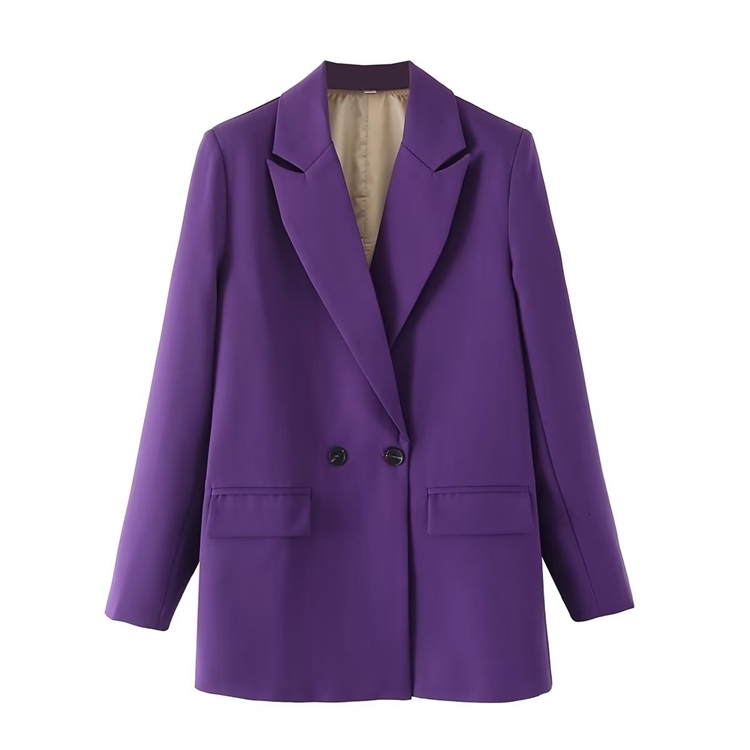 Two Piece Dres's Professional Style Longsleeved Doublebreasted Lapel Suit Coat For Women In Various Colors 230324