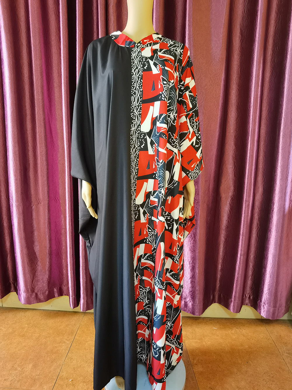 Ethnic Clothing Plus Size Print African Maxi Dresses for Women Traditional Dashiki Kaftan Robe Elegant Wedding Party Dress Muslim Dubai Abaya 230324