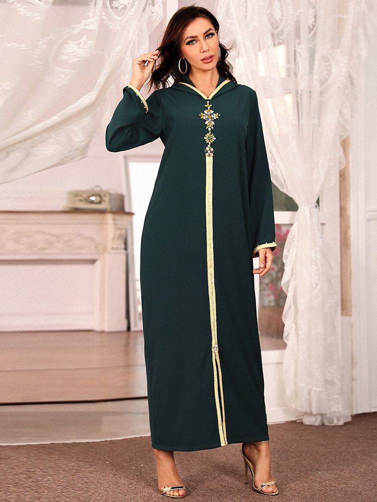 Ethnic Clothing Ramadan Eid Abaya Dubai Turkey Muslim Hijab Long Dress Islamic African Dresses For Women Robe Musulmane Djellaba Femme 230324