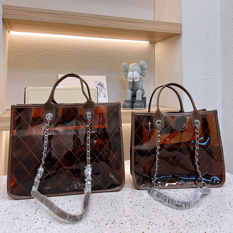 Designer Bag Tote Handbag Luxury Crossbody Beach Bags Fashion Clear Jelly bag Brand Channel Purse, C5
Designer Bag Tote Handbag Luxury Crossbody Beach Bags Fashion Clear Jelly bag Brand Channel Purse, C5