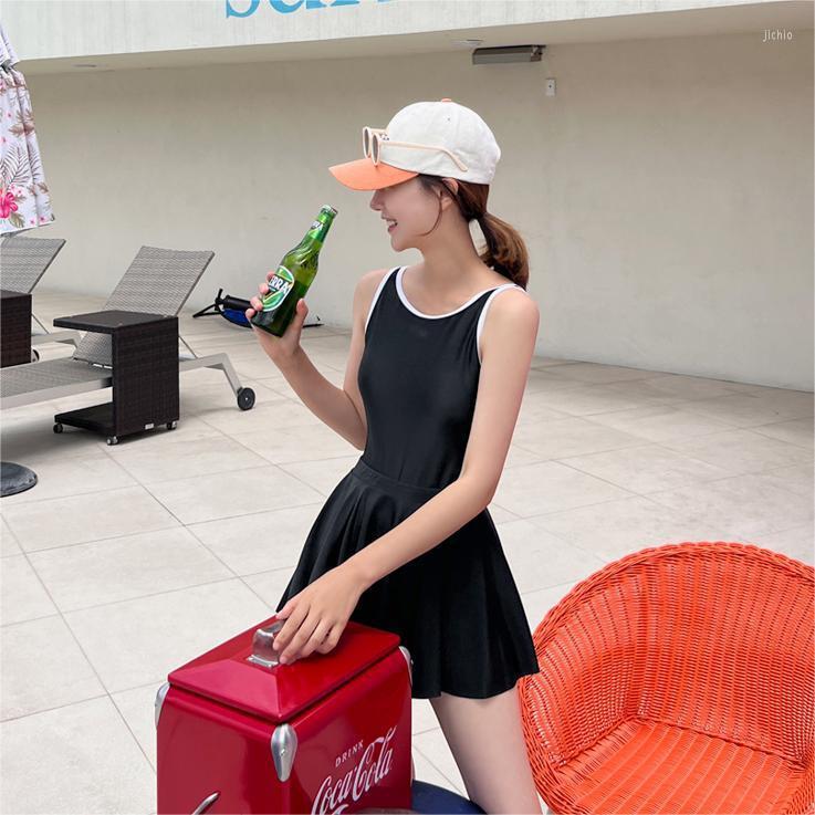 Womens Swimwear Push Up Swimsuit Surfing Skirt For Women Casual Bathing Suit Bikini Body Short One Piece Black Sexy Backless Monokini