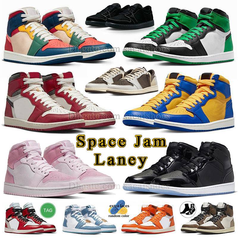 Jordens Jumpman 1 Travis Scott Low basketball shoes 1s retro high reverse laney space jam chicago starfish black phantom og olive pink j1 mens designer sneakers women, M07 36-46 mid digital pink 
Jordens Jumpman 1 Travis Scott Low basketball shoes 1s retro high reverse laney space jam chicago starfish black phantom og olive pink j1 mens designer sneakers women, M07 36-46 mid digital pink