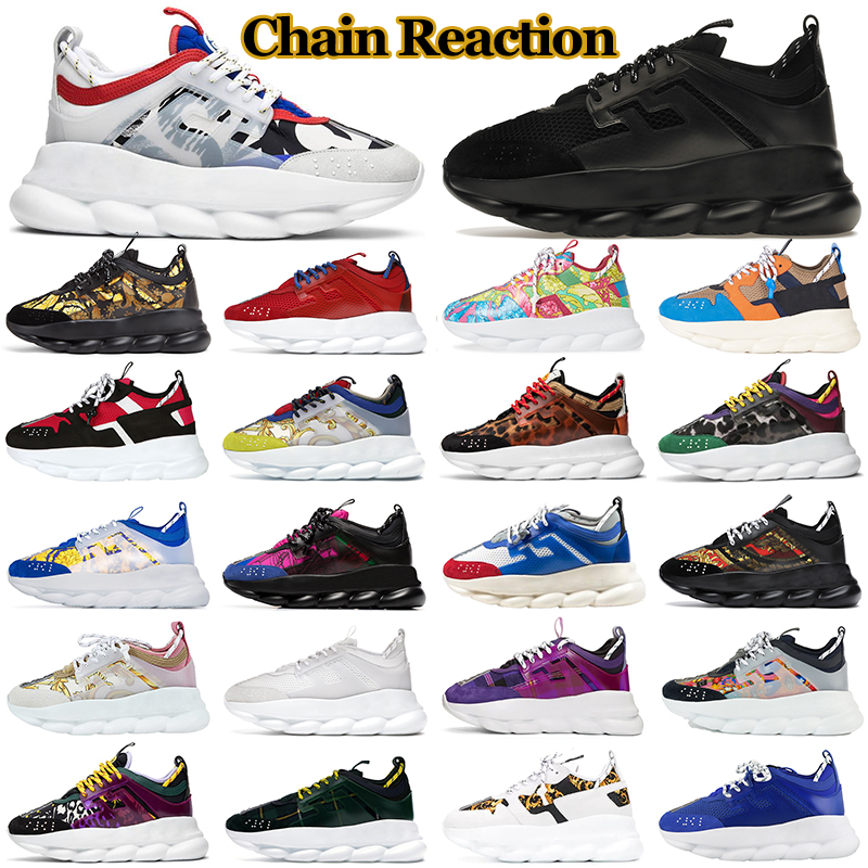 Chain Reaction designer shoes platform sneakers men women Rubber Suede Triple Black White Fluo Barocco mens casual trainers, White pink yellow barocco 
Chain Reaction designer shoes platform sneakers men women Rubber Suede Triple Black White Fluo Barocco mens casual trainers, White pink yellow barocco