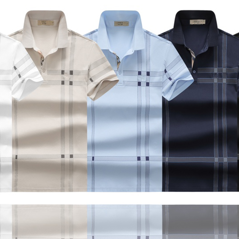 Mens Polos Luxury Designer Burrerys Mens Clothing Polo Neck Short Sleeve Summer Fashion T shirt High Street Embroidery Geometric Plaid Casual Shirt, Customize
Mens Polos Luxury Designer Burrerys Mens Clothing Polo Neck Short Sleeve Summer Fashion T shirt High Street Embroidery Geometric Plaid Casual Shirt, Customize