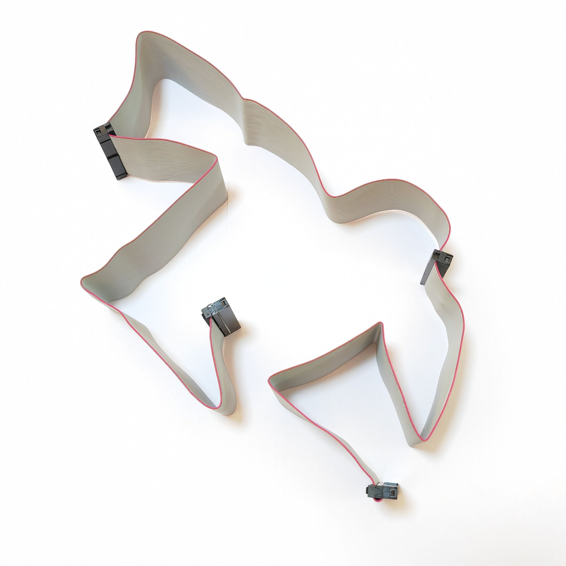 4 Port Hi Speed Ultra ATA/33 40Pin 40-Wire 3.5 3.5in IDE Hard Disk DVD CD 2-Drive Ribbon Data Extension Cable 100cm