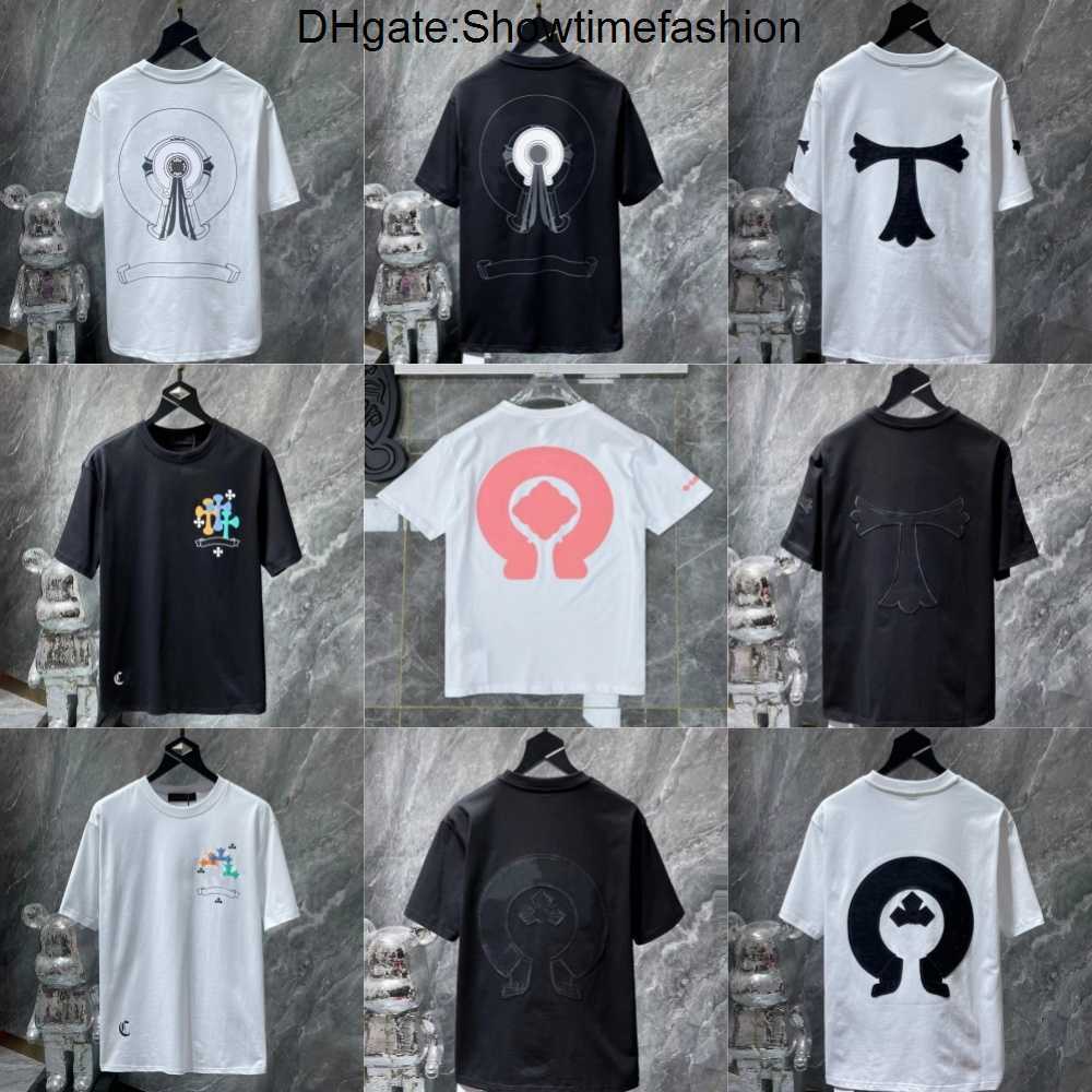 Fashion Mens Classic t Shirts Brand Top T-shirts Ch White Short Sweater Casual Embossed Letter Horseshoe Sanskrit Cross Pattern Designers 7TNJ, A14
Fashion Mens Classic t Shirts Brand Top T-shirts Ch White Short Sweater Casual Embossed Letter Horseshoe Sanskrit Cross Pattern Designers 7TNJ, A14