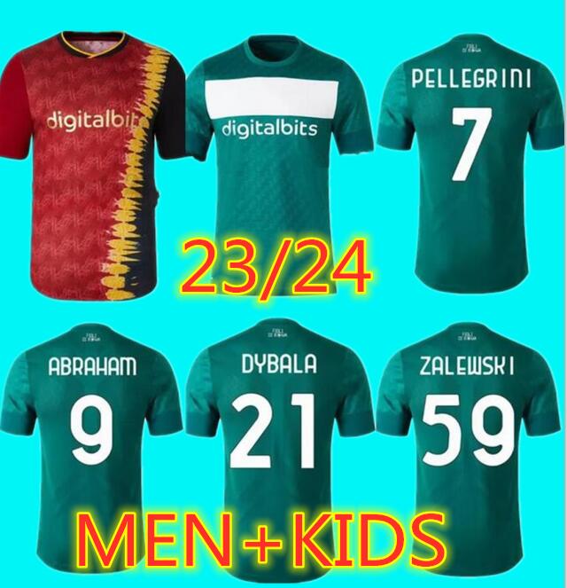 2022 DYBALA romas Soccer jerseys maglia Pellegrini belotti CELIK Abraham 23 24 HOME away 3rd jerseys TOTTI DE ROSSI men kids kit Football EL SHAARAWY Uniform, 22/23
2022 DYBALA romas Soccer jerseys maglia Pellegrini belotti CELIK Abraham 23 24 HOME away 3rd jerseys TOTTI DE ROSSI men kids kit Football EL SHAARAWY Uniform, 22/23