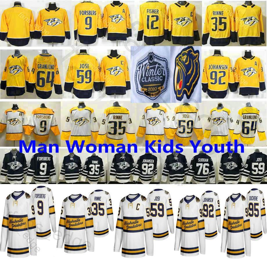 2020 Winter Classic Nashville Predators 9 Filip Forsberg 35 Pekka Rinne 59 Roman Josi 92 Ryan Johansen Mikael Granlund Ice Hockey Jerseys, Women size s-xl
2020 Winter Classic Nashville Predators 9 Filip Forsberg 35 Pekka Rinne 59 Roman Josi 92 Ryan Johansen Mikael Granlund Ice Hockey Jerseys, Women size s-xl