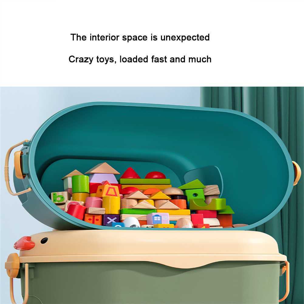 Storage Boxes Bins Household Plastic Storage Basket Multi-color Dustproof Baby Clothes Snacks Large-capacity Children Toy Storage Box Multipurpose P23 - view 4