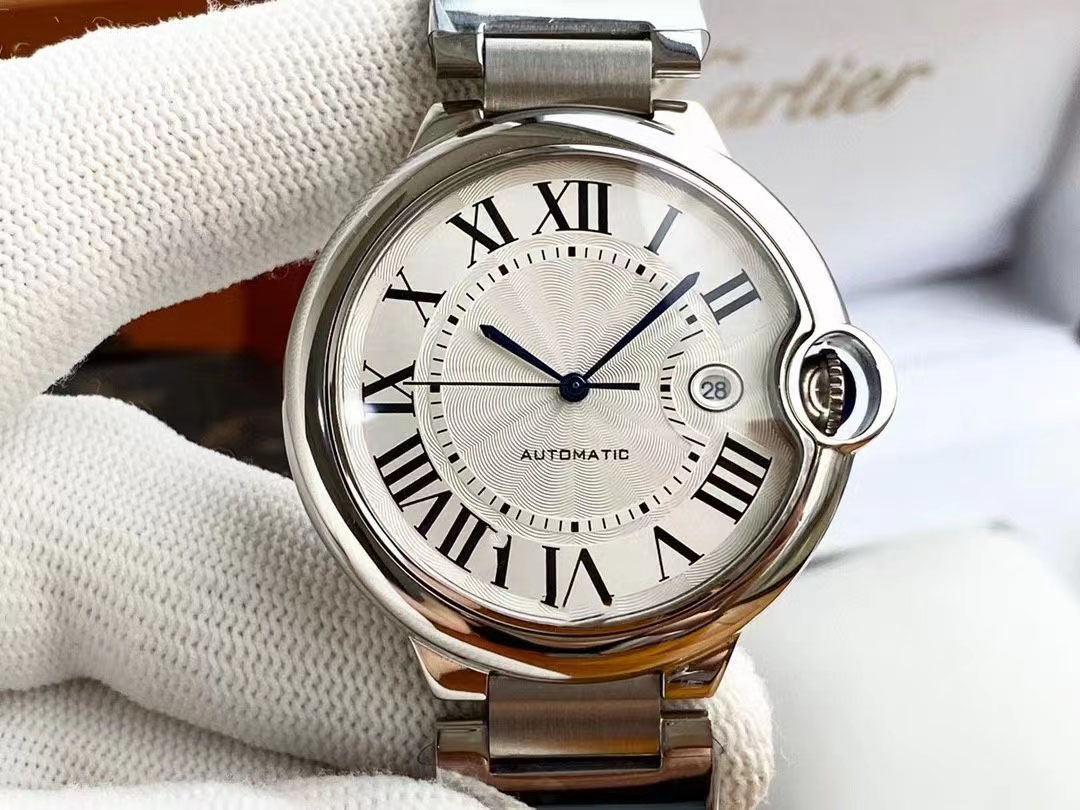 Mens Womens Luxury Watches 42mm Roman Numerals Automatic Mechanical Leisure watch Stainless Steel Wrist watches Montres De Luxe
Mens Womens Luxury Watches 42mm Roman Numerals Automatic Mechanical Leisure watch Stainless Steel Wrist watches Montres De Luxe