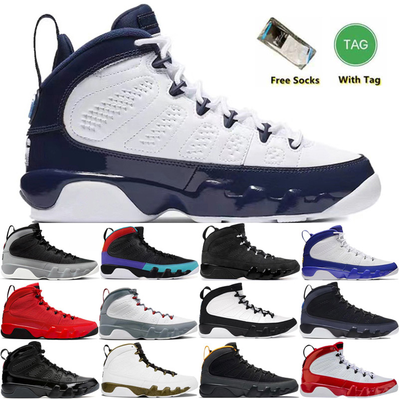 Jumpman 9 OG Men Basketball Shoes Retro 9s Fir Red Particle Grey Racer University Blue Gold Bred Patent Anthracite Light Olive Concord Mens Trainers Outdoor Sneakers, Customize
Jumpman 9 OG Men Basketball Shoes Retro 9s Fir Red Particle Grey Racer University Blue Gold Bred Patent Anthracite Light Olive Concord Mens Trainers Outdoor Sneakers, Customize