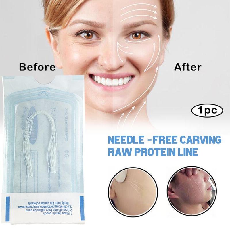 No Needle Gold Protein Line Makeup Tools Absorbable Anti-wrinkle Face Lift Firming Collagen Golden Thread Anti-Aging
No Needle Gold Protein Line Makeup Tools Absorbable Anti-wrinkle Face Lift Firming Collagen Golden Thread Anti-Aging