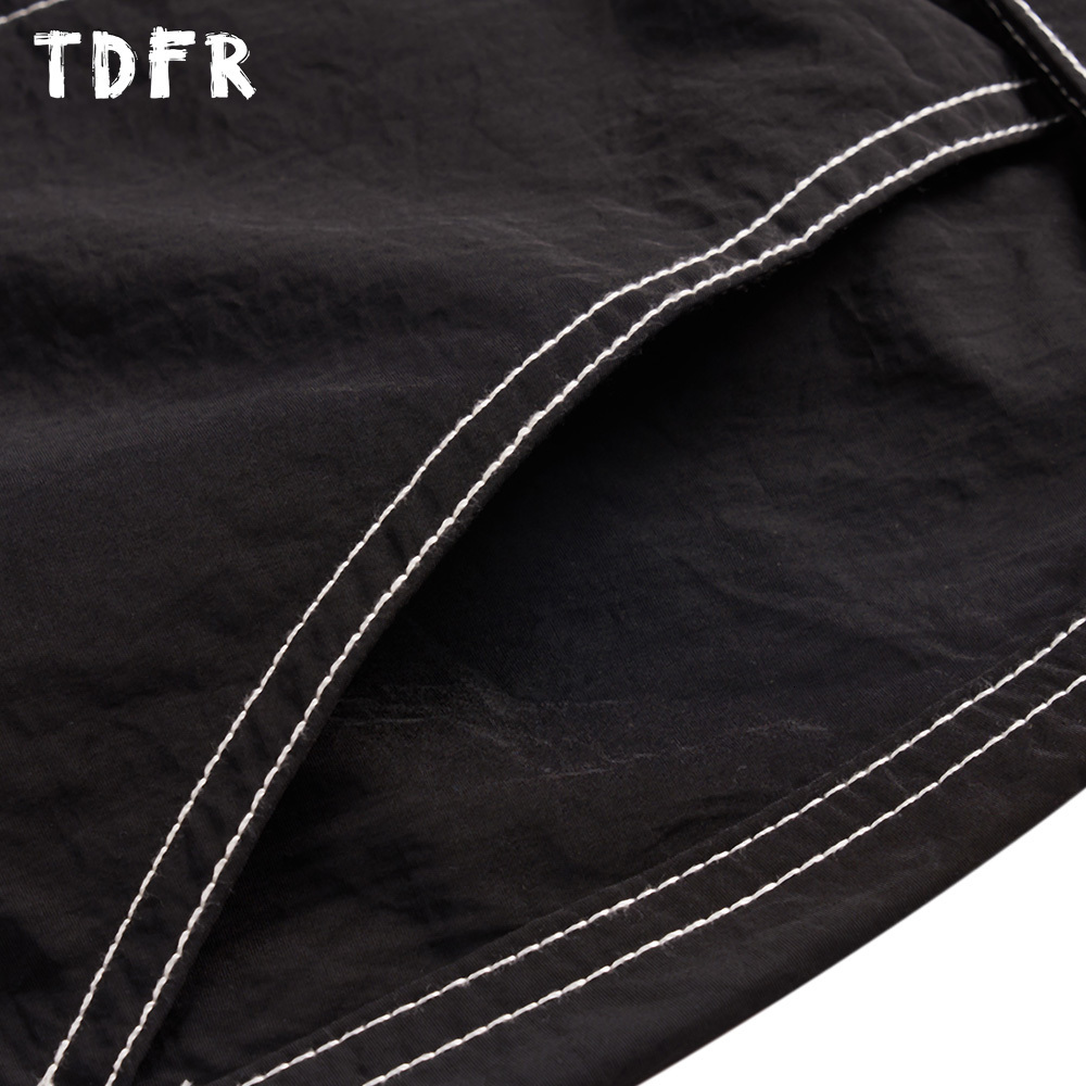 Men's Pants Multi-Pocket Cargo Pants with Belt Mens Casual Safari Style Loose Straight-leg Pants Men Trousers 230325