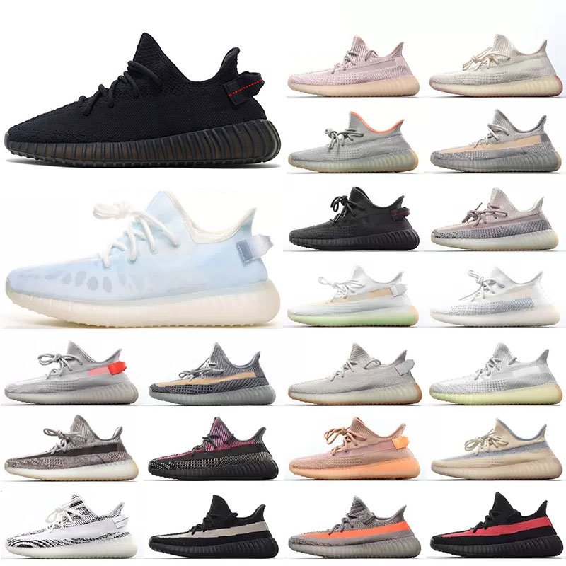 

2023 Static V2 Running shoes Classic Reflective 3M buffer Beluga 2.0 Zebra White Black Sesame Butter Semi Frozen Yellow Cream Outdoor walking Sneaker Eur 36-47