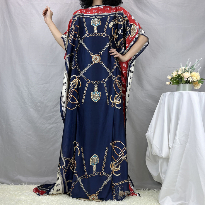 Ethnic Clothing Style Muslim Abaya Oversize African Women Clothing Dubai Dashiki Free Size Casual Floral Dresses Loose Long Dress Vintage 230325