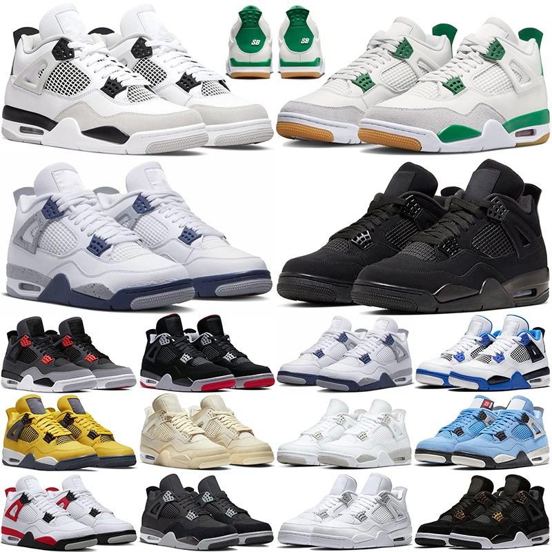 4 4s Basketball Shoes Men Women Pine Green Red Thunder Black Cat University Blue Cactus Jack Bred White Cement Mens Trainers Outdoor Sports Sneakers, #35
4 4s Basketball Shoes Men Women Pine Green Red Thunder Black Cat University Blue Cactus Jack Bred White Cement Mens Trainers Outdoor Sports Sneakers, #35