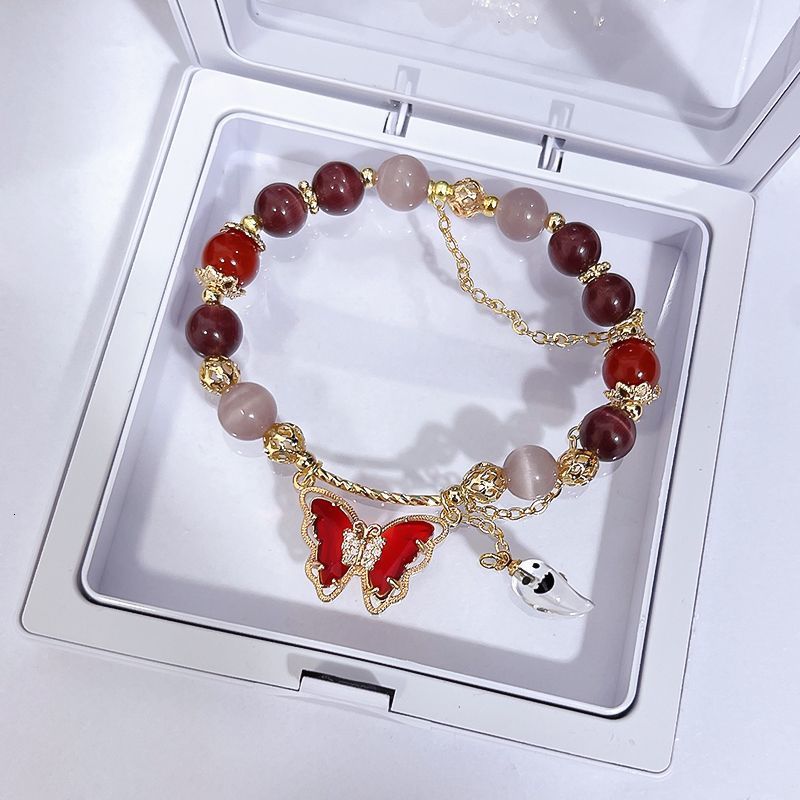 Charm Bracelets Anime Tighnari Nahida Hu Tao Women Bracelet Genshin Impact Woman Fashion Cosplay Crystal Chain Bangles Gifts Armband 230325