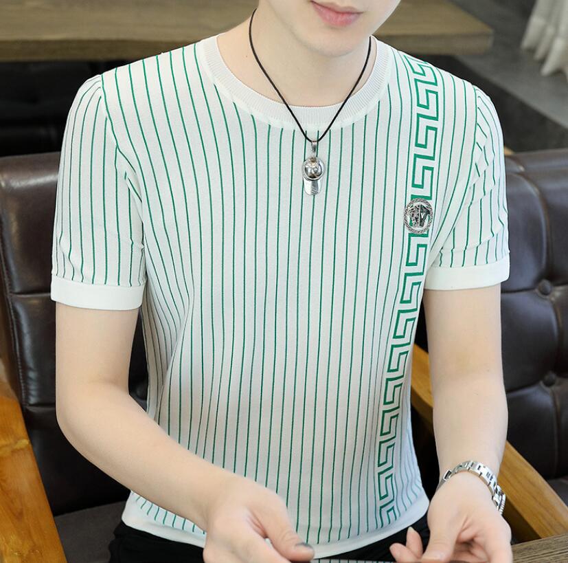 Men's T-Shirts Fashion Brand Summer Men Short Sleeve T-shirt 2023 New Stripe Hot Diamond Round Neck Short Sleeve Men's Tees & Polos, W2
Men's T-Shirts Fashion Brand Summer Men Short Sleeve T-shirt 2023 New Stripe Hot Diamond Round Neck Short Sleeve Men's Tees & Polos, W2