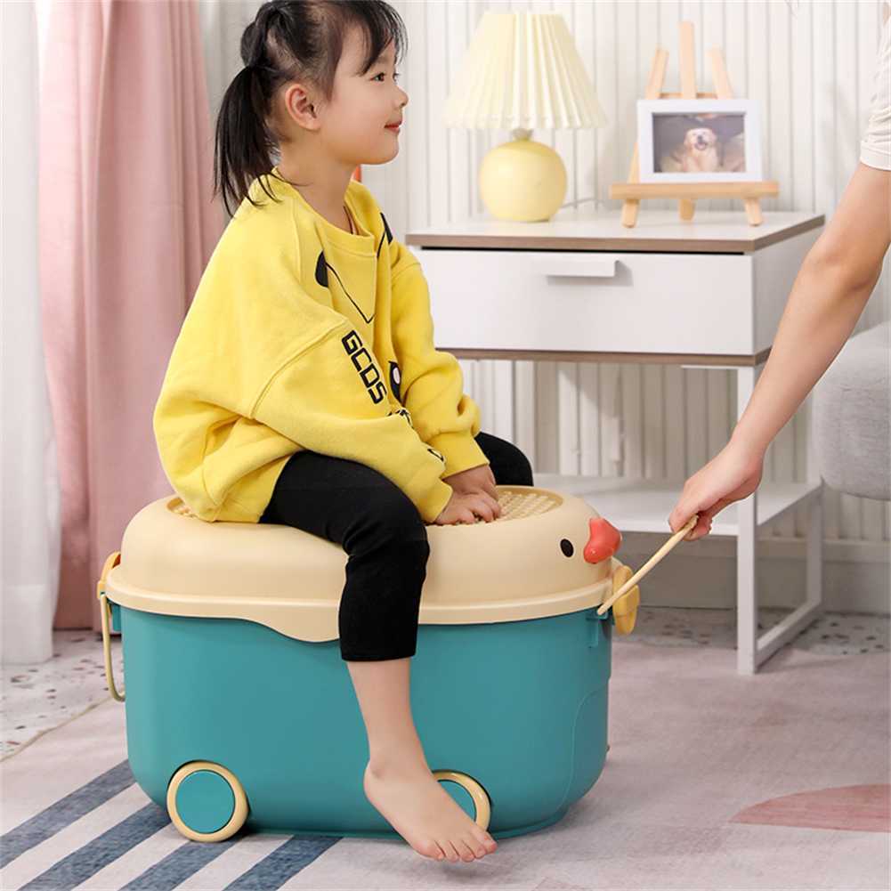 Storage Boxes Bins Household Plastic Storage Basket Multi-color Dustproof Baby Clothes Snacks Large-capacity Children Toy Storage Box Multipurpose P23 - view 6