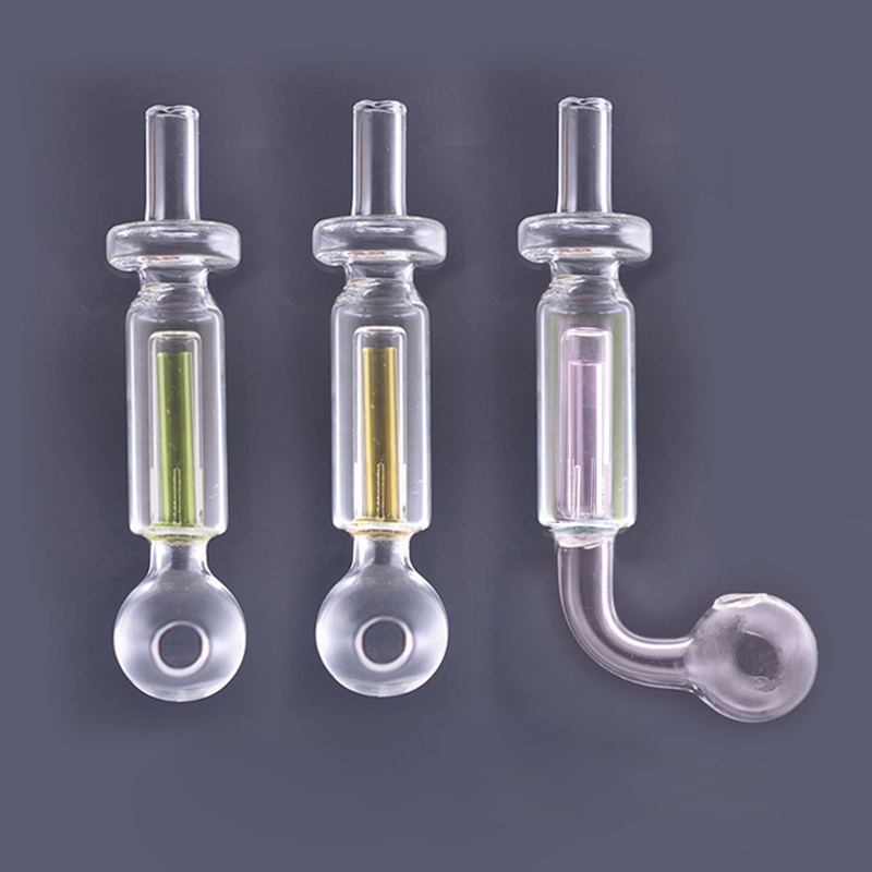 Hot Selling Glass Oil Burner Pipe Recycler Dab Straw Oil Rig Glass Filter Pipes Concentrate Oil Nail Pipes with 30mm Ball Smoking Water Pipe