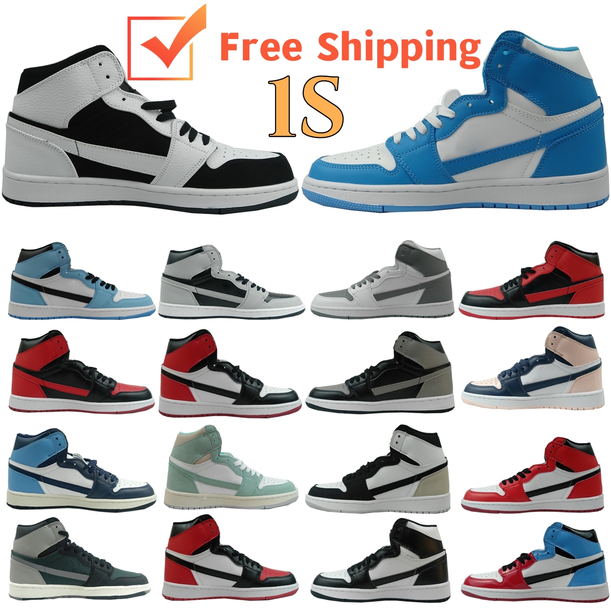 1 Jumpman 1s Classic Basic Basketball Shoes High-top Trainers Luxury Designer Sneakers Men Women Increase in Height Casual Running Shoes Breathable, #j132
1 Jumpman 1s Classic Basic Basketball Shoes High-top Trainers Luxury Designer Sneakers Men Women Increase in Height Casual Running Shoes Breathable, #j132