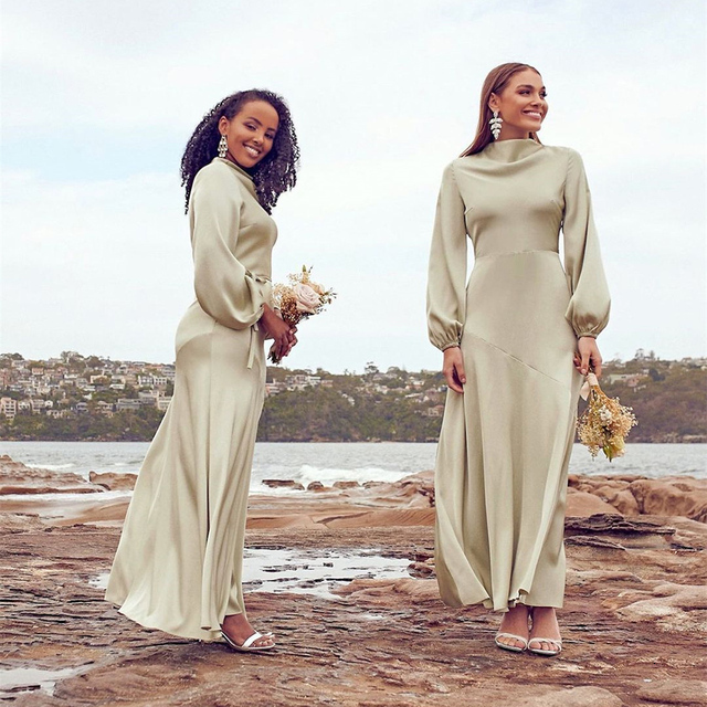 Ethnic Clothing Ramadan Eid Mubarak Satin Dubai Abaya Saudi Arabic Turkey Islam Muslim Hijab Fashion Dress For Women Robe Longue Femme Kaftan 230324