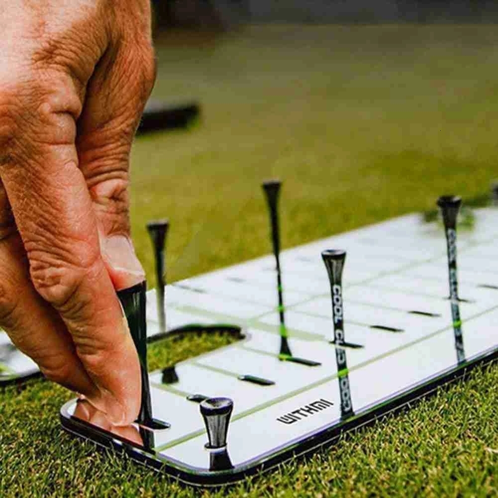 Other Golf Products Putting Mirror Swing Straight Practice Eye Line Accessories Putter Alignment Training Aid Trainer 230325
