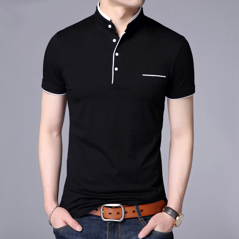 Men's Polos Summer Short Sleeve Polo Shirt Men Turn-over Collar Fashion Casual Slim Breathable Solid Color Business Men's Polo Shirt 5XL 230