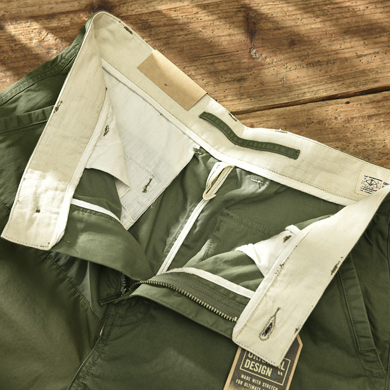 Men's Pants Autumn Winter Men's 100% Cotton Multi-pocket Casual Patchwork Pants Daily Comfortable Cargo Pants Men Clothing AZ312 230325