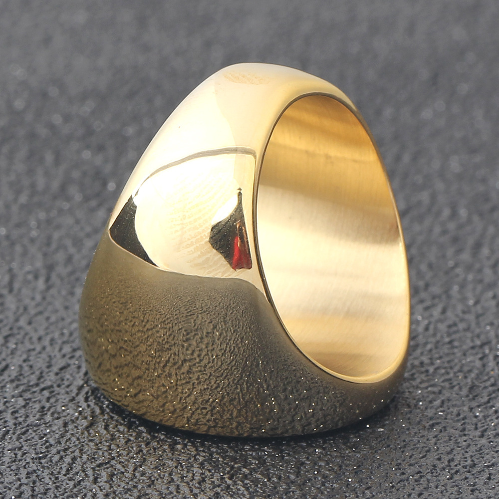 Customized Logo Name Engraved Ring Customized Women Men Jewelry