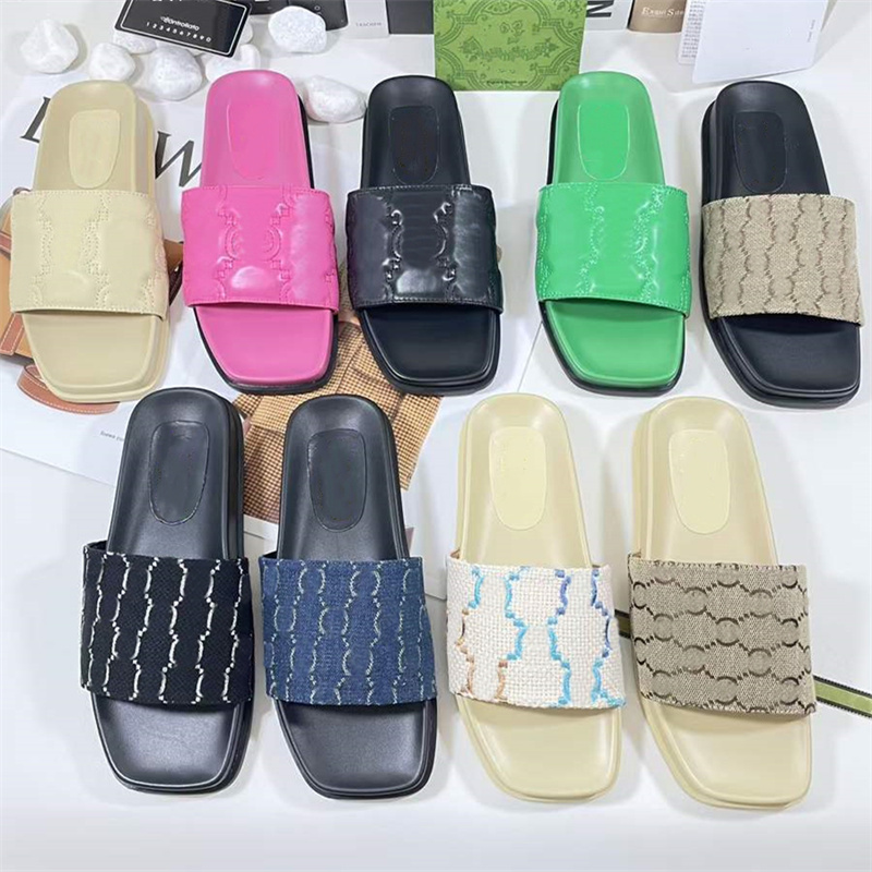 2023 Fashion Mens Womens Square Toe Sandals Flat Bottom Slide Designer Printed Leather Rubber Embroidery Slippers 35-44
2023 Fashion Mens Womens Square Toe Sandals Flat Bottom Slide Designer Printed Leather Rubber Embroidery Slippers 35-44