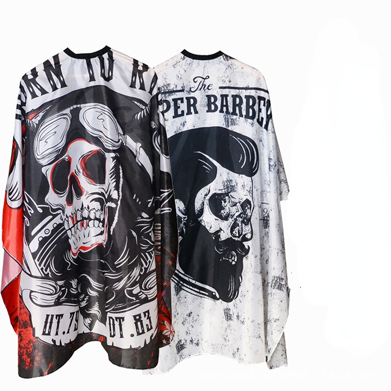 Cutting Cape Haircut Hairdresser Barber Cloth Skull Pattern Apron Polyester Hair Style Design Supplies Salon Dress 230325
Cutting Cape Haircut Hairdresser Barber Cloth Skull Pattern Apron Polyester Hair Style Design Supplies Salon Dress 230325