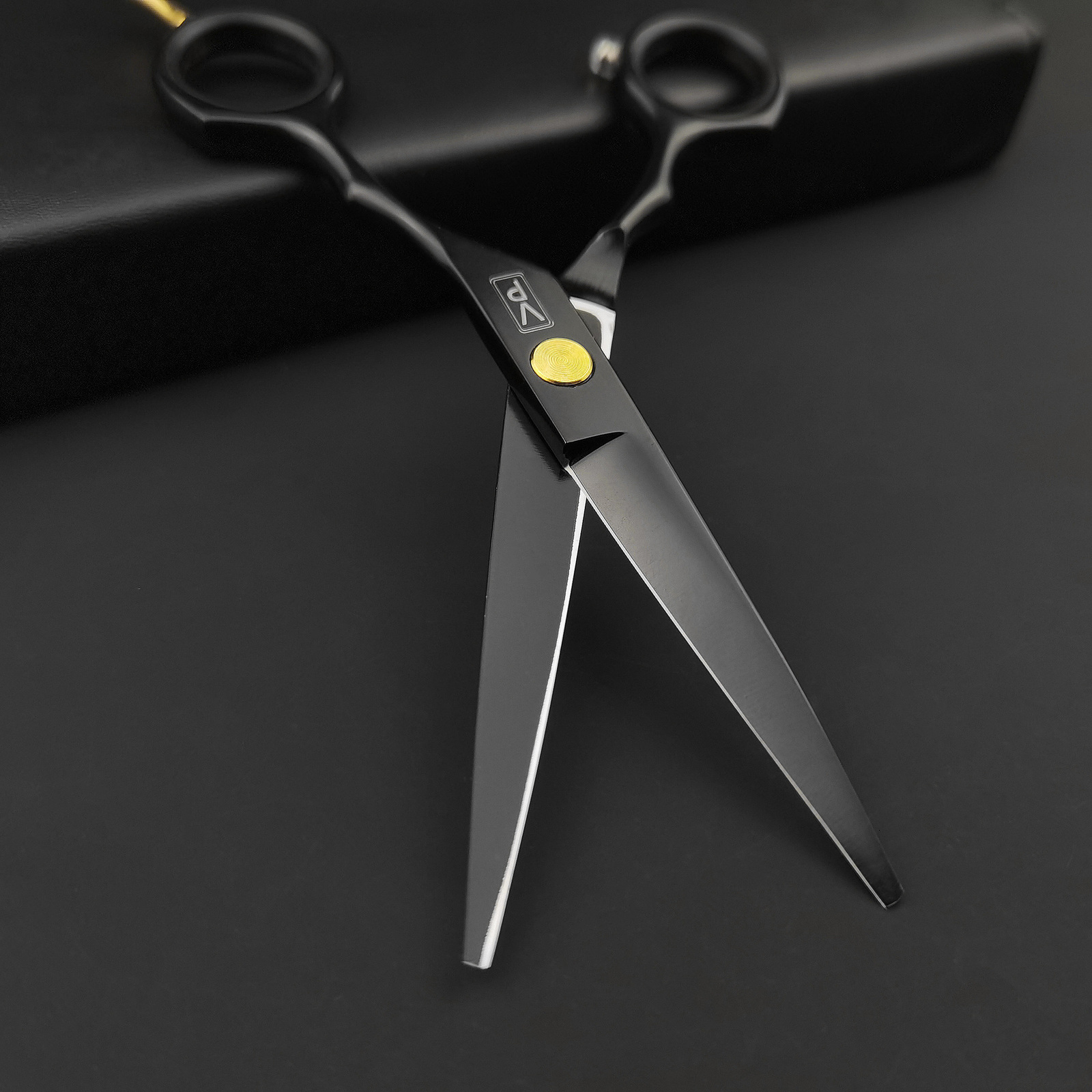 Hair Scissors 55'' Professional Barber dressing Accessories dresser's Scissor Set 230325