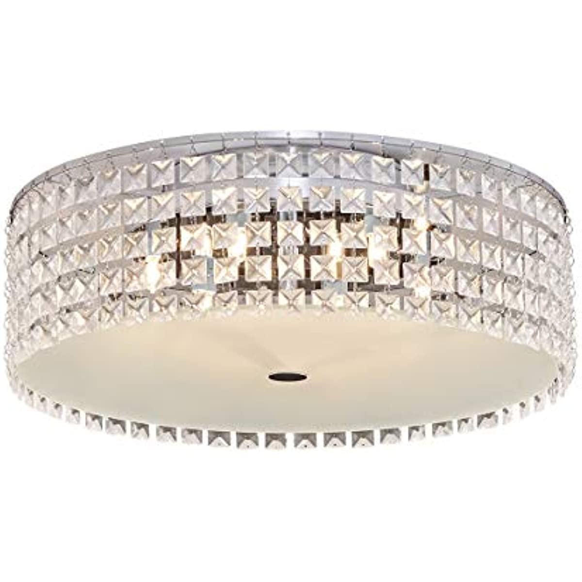 Glam Round Ceiling Fixture Halogen Easy Installation Dimmable with 6 G9 Bulbs Included, 16"
Glam Round Ceiling Fixture Halogen Easy Installation Dimmable with 6 G9 Bulbs Included, 16"