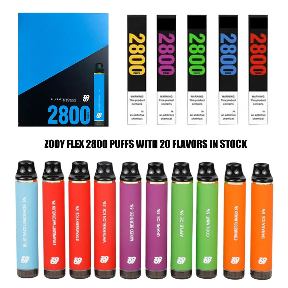 E Cigarettes Disposable Vapes Pen Zooy puff 2800 Puffs Bar vape pod Device set 850Mah Battery Pre Filled Pods Cartridge vaper desechable factory puffbar vape
E Cigarettes Disposable Vapes Pen Zooy puff 2800 Puffs Bar vape pod Device set 850Mah Battery Pre Filled Pods Cartridge vaper desechable factory puffbar vape