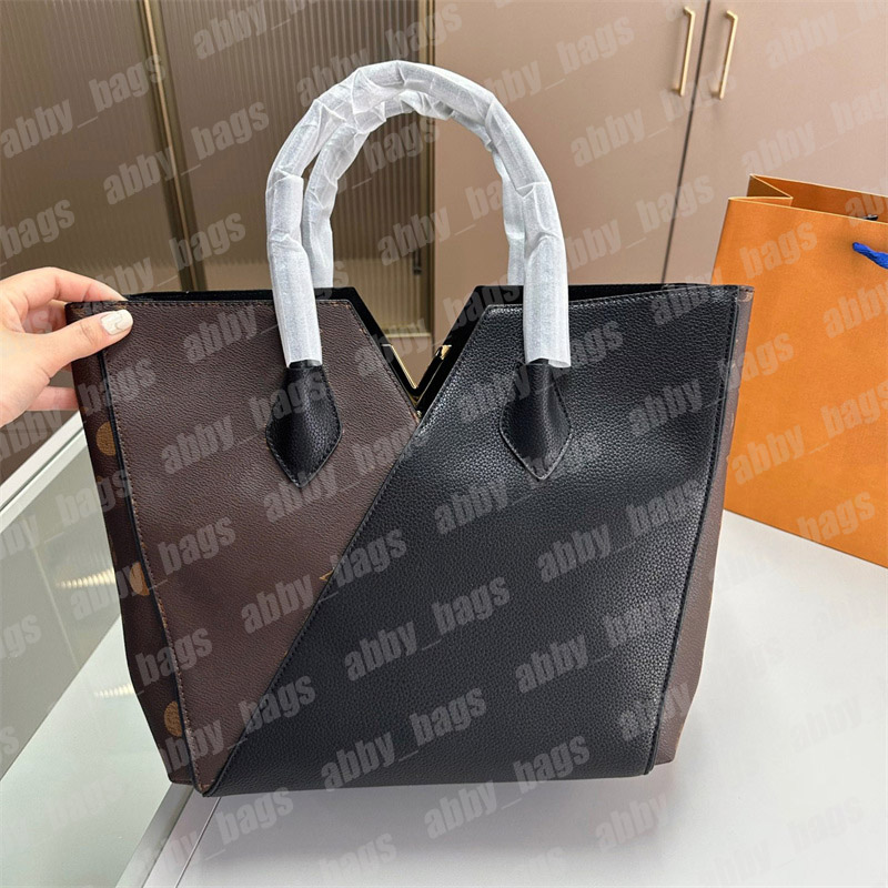 Designers Kimono Tote Women Large V Handbags Purse Casual Shopper Bags Designers Top Handle Shoulder Bag Women Shopping Totes Black Red