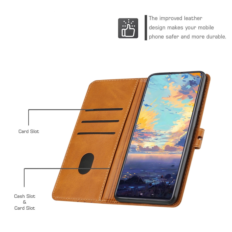 S26 Pro S25 Edge Vintage Leather Wallet Flip Cases For Samsung S24 Ultra X Cover 7 Pro A17 A07 A56 A36 A16 A26 Business Ancient Book Cover Holder ID C