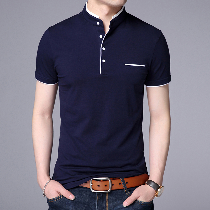 Men's Polos Summer Short Sleeve Polo Shirt Men Turn-over Collar Fashion Casual Slim Breathable Solid Color Business Men's Polo Shirt 5XL 230