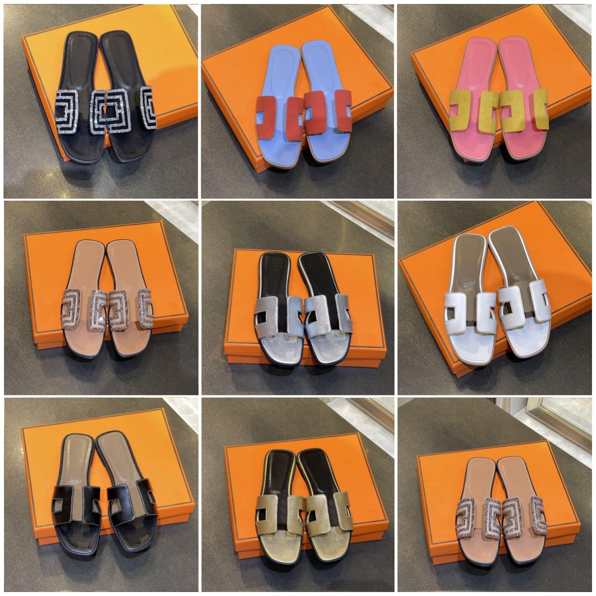 Women luxury designer slipper flat sandals summer brand shoes classic White beach Fashion sandals Lady outdoor high quality slippers genuine leather booties in box, With box
Women luxury designer slipper flat sandals summer brand shoes classic White beach Fashion sandals Lady outdoor high quality slippers genuine leather booties in box, With box