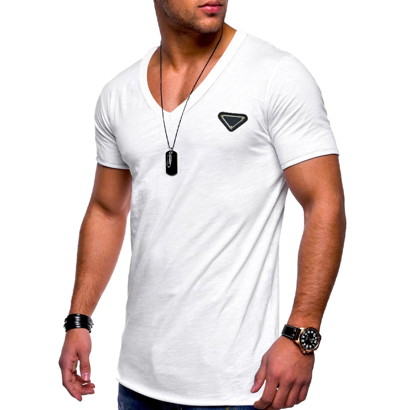 DIY Tanks & Camis Men's T-Shirt Designer V-neck Chest Triangle Inset Fashion Short Sleeve T-Shirt, Photo style and color7
DIY Tanks & Camis Men's T-Shirt Designer V-neck Chest Triangle Inset Fashion Short Sleeve T-Shirt, Photo style and color7