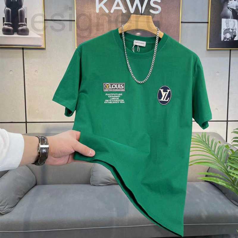 Men's T-Shirts designer Fashionable young men's Mercerized Cotton Short Sleeve 2022 summer personalized slim fit versatile comfortable Korean T-shirt UP6W