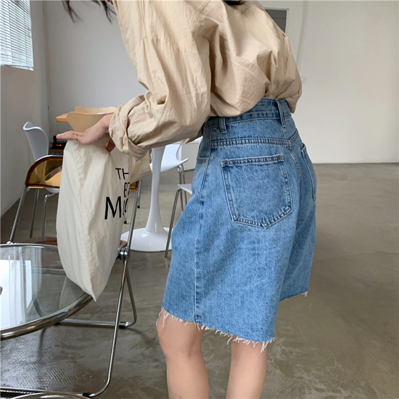 Women's Shorts Jean Shorts Women Summer Casual Loose Bike Shorts Korean Style Denim Shorts Streetwear Short Pants Women Jeans Shorts 230325