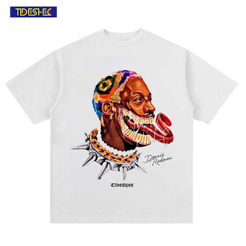 Men's T-Shirts TIDESHEC Hip-Hop Streetwear Retro Portrait Tshirt Men Oversize Dennis Rodman T Shirt Cotton Mens Short Sleeve Vintage TshirtW230325, Black
Men's T-Shirts TIDESHEC Hip-Hop Streetwear Retro Portrait Tshirt Men Oversize Dennis Rodman T Shirt Cotton Mens Short Sleeve Vintage TshirtW230325, Black