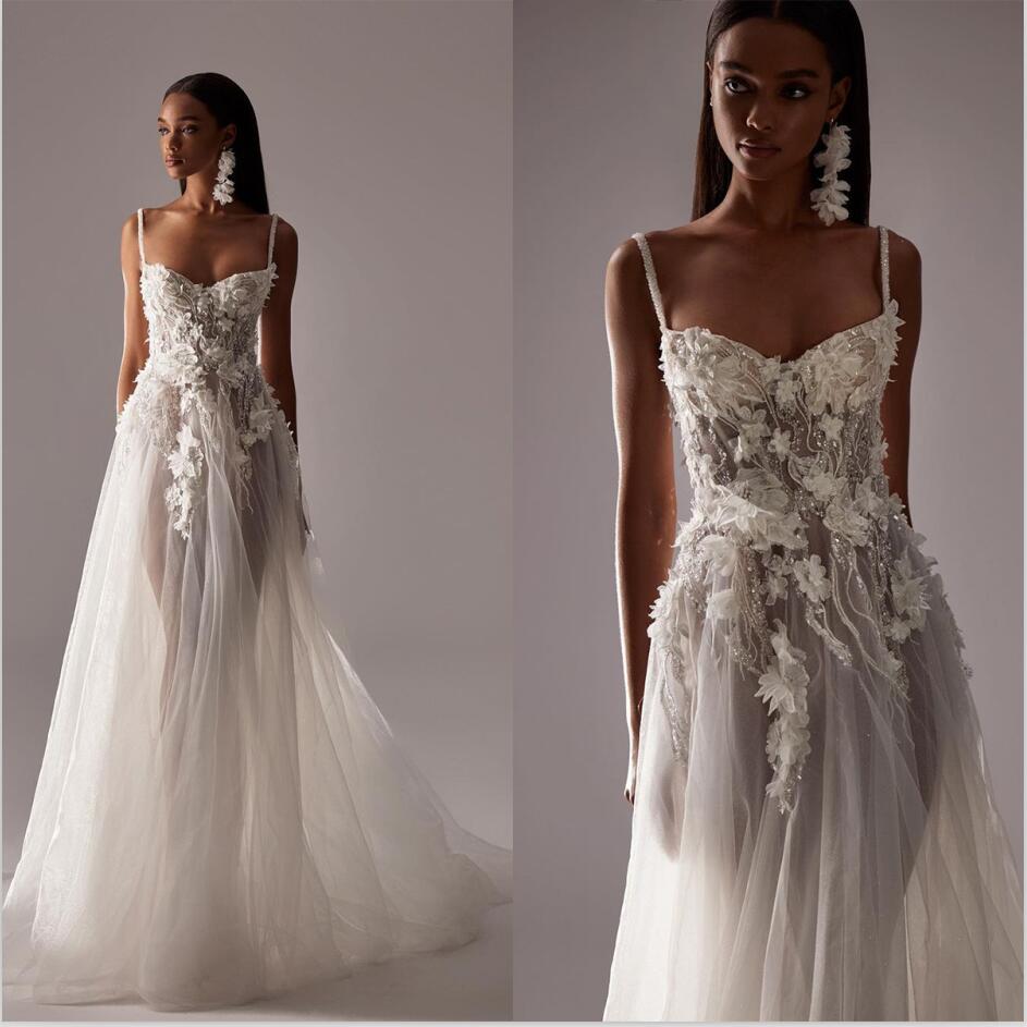 Boho A Summer e Wedding Dresses Beads D wers Appliques Bride Dress Illusion Backless Bohemian Bridal Gowns Ppliques