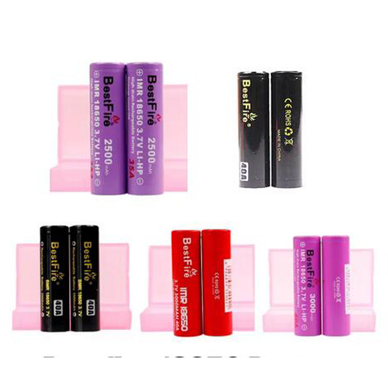 100% Original Bestfire BMR IMR 18650 Battery 2500mAh 3000mAh 3100mAh 3500mAh Rechargeable Lithium IMR18650 Li-ion Vape Box Mod Battery 40A 3.7V for E-Cigs Smart Toy
100% Original Bestfire BMR IMR 18650 Battery 2500mAh 3000mAh 3100mAh 3500mAh Rechargeable Lithium IMR18650 Li-ion Vape Box Mod Battery 40A 3.7V for E-Cigs Smart Toy