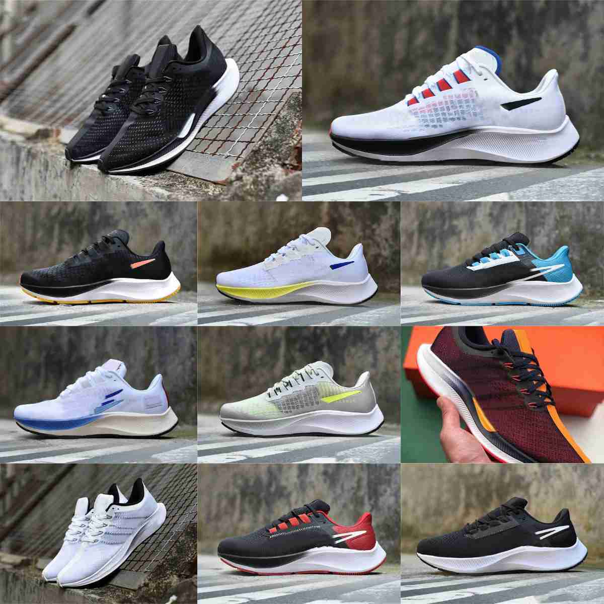 

Trainer Air ZOOM PEGASUS 37 Casual Shoes Men Women Max 38 39 LE Greedy Be True Triple White Midnight Black Navy Chlorine Blue Ribbon Wolf Grey Designer Jogging Sneakers, Z007