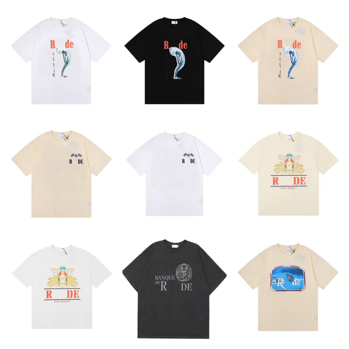 2023 designer shirts Summer Mens T-Shirts rhudes Designers For Men tops Letter polos Embroidery tshirts Clothing Short Sleeved tshirt large Tees, Customize
2023 designer shirts Summer Mens T-Shirts rhudes Designers For Men tops Letter polos Embroidery tshirts Clothing Short Sleeved tshirt large Tees, Customize